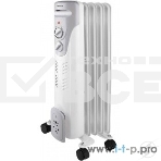 Масляный обогреватель Vitek VT-1707 W (5 секций) белый, 1000 Вт, 10 м2, термостат, фото7