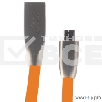 Кабель USB 2.0 Cablexpert CC-G-mUSB01O-1M, AM/microB, серия Gold, длина 1м, оранжевый, блистер, фото3