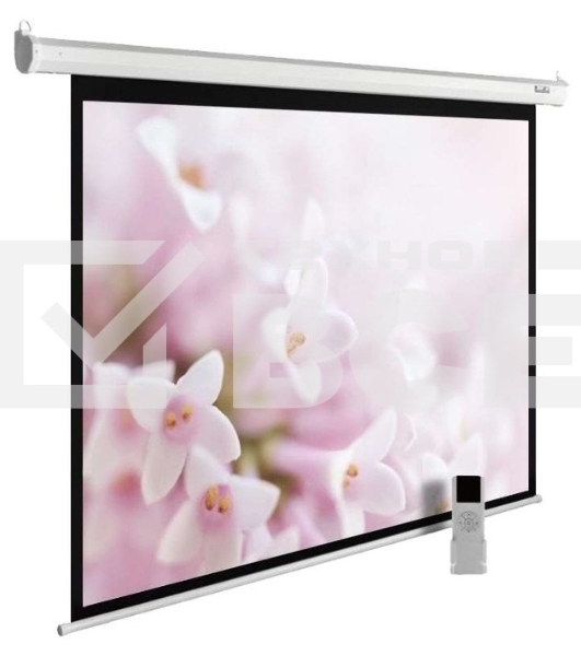 Экран Cactus 240x240см MotoExpert CS-PSME-240x240-WT 1:1 настенно-потолочный рулонный белый (моторизованный привод)