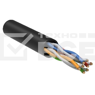 Кабель информационный ITK GENERICA BC3-C5E04-139-305-G кат.5е U/UTP не экранированный 4X2X24AWG LDPE внешний 305м черный