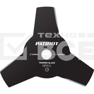 Нож PATRIOT TBS-3 Promo D=230x25.4мм 3лопасти Арт. 809115199