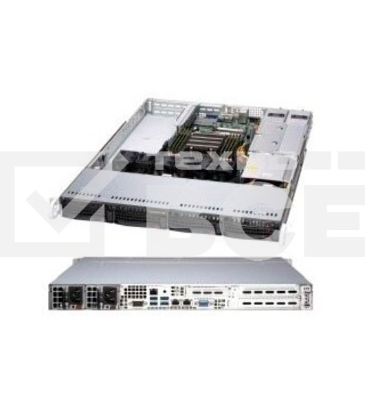 Платформа Supermicro AS-1014S-WTRT, Single AMD EPYC 7002, 8 DIMMs, 2 PCI-E 4.0 x16 (FHFL) slots, 1 PCI-E 4.0* x16 (LP) slot, 4 Hot-swap 3.5