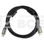 Кабель аудио-видео Buro HDMI (m)/HDMI (m) 2м. феррит.кольца Позолоченные контакты черный (BHP-HDMI-2.1-2G), фото3