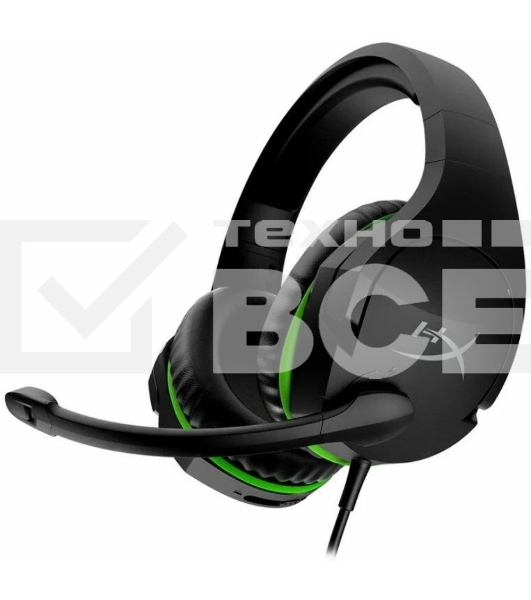 Гарнитура проводная HyperX Cloud Stinger черный/зеленый для: Xbox Series/One (4P5K1AA)