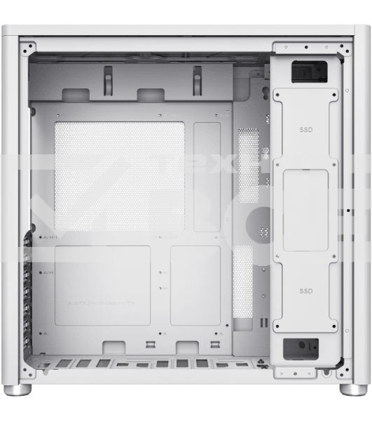 Компьютерный корпус Gamemax MeshBox White ATX case, white, w/o PSU, w/1xUSB3.0+1xType-C, 1xCombo Audio