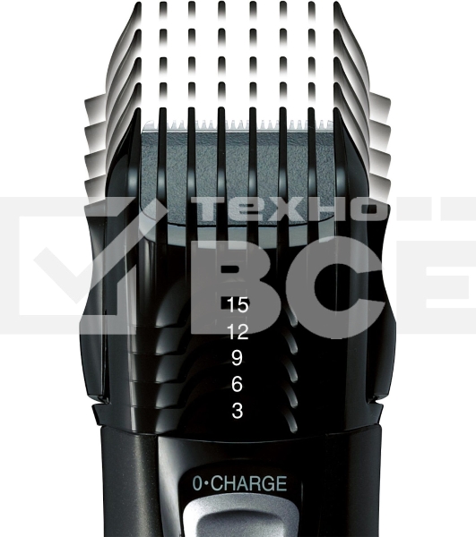 Триммер Panasonic ER-GY10CM504 черный 1Вт (насадок в компл:3шт)