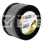 Леска для триммера двухкомпонентная звезда, 2,0мм х 374м, на DIN катушке EXTRA CORD Denzel, фото3