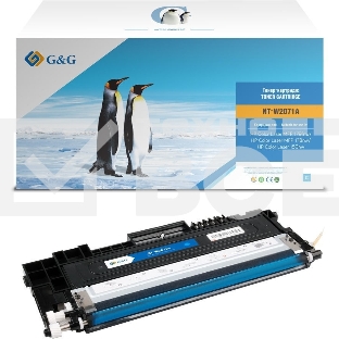 Картридж лазерный G&G GG-W2071A голубой (700 стр.) для HP Color Laser MFP 179fnw/178nw/150nw