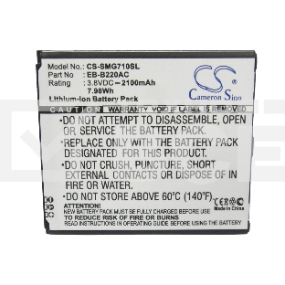 Аккумулятор CameronSinoCS-SMG710SL EB-B220AC для Samsung Galaxy Grand 2 4G 3.8V / 2100mAh / 7.98Wh