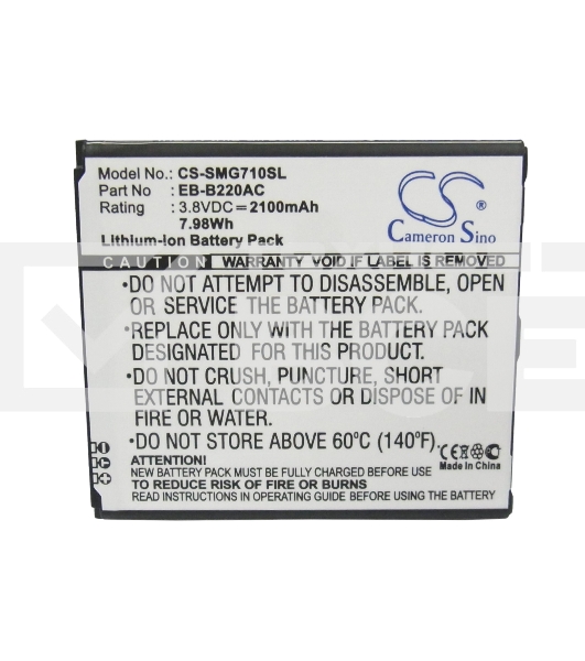 Аккумулятор CameronSinoCS-SMG710SL EB-B220AC для Samsung Galaxy Grand 2 4G 3.8V / 2100mAh / 7.98Wh