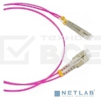 Патч-корд Hyperline FC-D2-504-LC/PR-LC/PR-H-10M-LSZH-MG Патч-корд волоконно-оптический (шнур) MM 50/125(OM4), LC-LC, duplex, LSZH, 10 м, фото 1