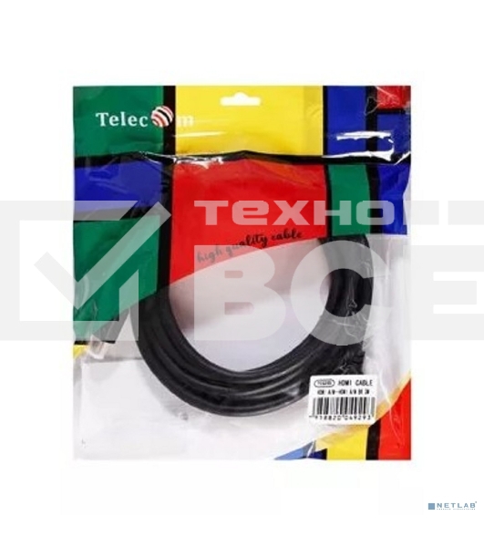 Кабель HDMI 19M/M,ver. 2.1, 8K@60 Hz 3m Telecom <TCG255-3M>