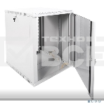 Шкаф телекомм. настенный разборный 15U (600х650) дверь стекло, черный, фото6