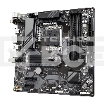 Материнская плата Gigabyte B760M DS3H AX (V1.2), LGA 1700, Intel B760, 4xDDR5, 4xSATA, 2xM.2, 1xPCI-E 4.0 x16, 2xPCI-E x1, 1xHDMI, 2xDP, 1x 2.5Gb LAN, 3xUSB-A 3.2 Gen 1, 1xUSB-C 3.2 Gen 2, 2xUSB-A 2.0, 3x3.5 мм, 7.1, Micro-ATX, фото4