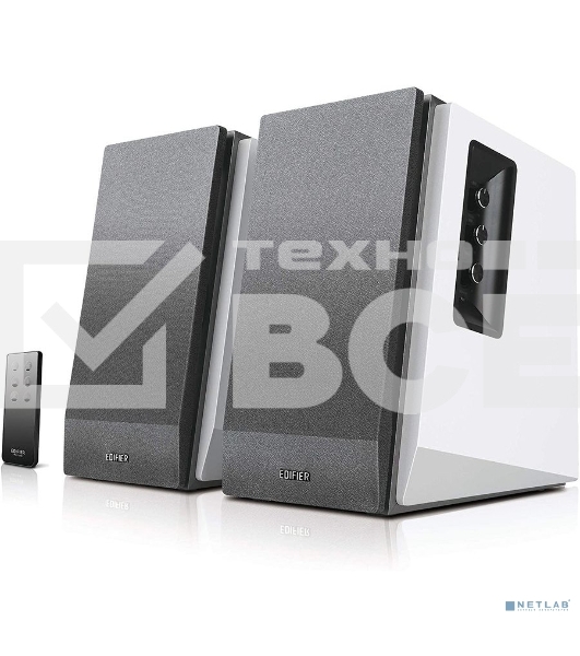 Колонки Edifier R1700BT White {Активные, 2 x 33W RMS, 30-20000Гц, дерево, пульт ДУ, Bluetooth}