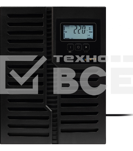 Источник бесперебойного питания SMARTWATT Онлайн, 2000/1800 ВА/Вт, напольный, LCD дисплей, Shuko CEE7/4 - 2 шт.