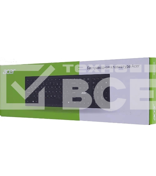 Клавиатура Acer OKR010 беспроводная, USB, Радиоканал, черный