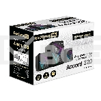 Акустическая система 2.1 ExeGate Accord 320 (питание USB, 5Вт+2х3Вт, 150-20000Гц, цвет черный, RGB подсветка, Color Box), фото3