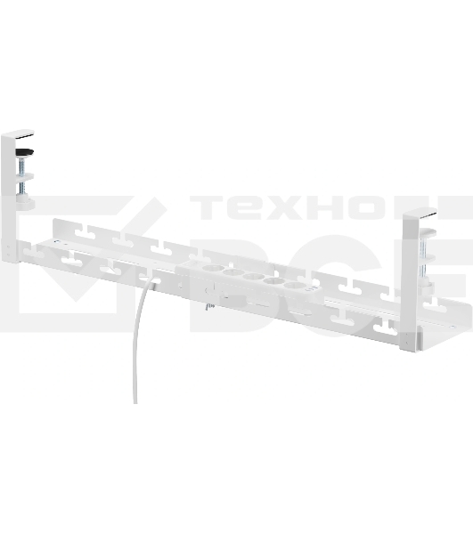 Кабель-канал Cactus CS-CM-700-1WT для столов 72.8x13x19см белый