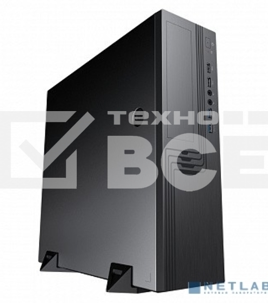 Корпус Slim Case Powerman EL555 Black PM-300ATX 2*USB 3.0+2*USB2.0,HD,Audio mATX, miniATX