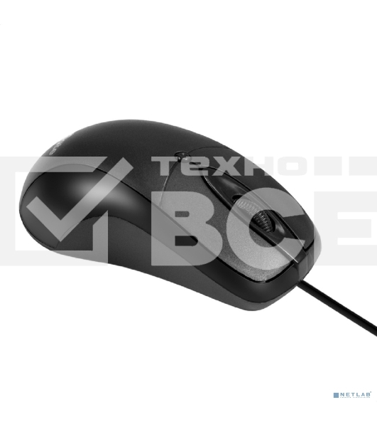 Мышь проводная ExeGate Professional Standard B100L черный, 1000 dpi, USB, кнопки - 3