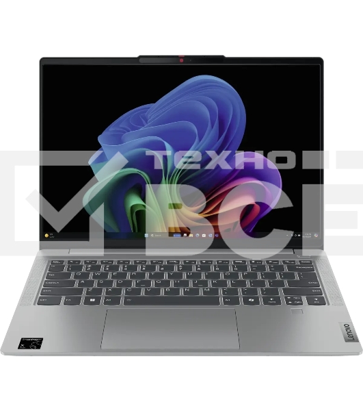 Ноутбук Lenovo IdeaPad Slim 5 14Q8X9 14'(1920x1200 IPS)/Qualcoмм Snapdragon X1P-42-100(3.4Ghz)/16Gb/512PCISSDGb/noDVD/Int:Adreno X1-85/Cam/BT/WiFi/57WHr/war 1y/1.48kg/cloud grey/Win 11Home + 65W, RU kbd