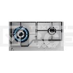 Газовая варочная поверхность ELECTROLUX KGG64362S газ на стекле, 2 чугунных держателя, газконтроль варочной поверхности, интегрированный автоподжиг варочной поверхности, конфорки: Конфорка ускоренного нагрева, средней мощности, Конфорка ускоренного нагрева, средней мощности, WOK конфорка, Конфорка ускоренного нагрева, стандартной мощности,, фото5