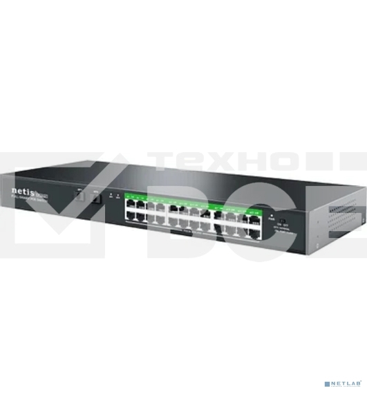 Коммутатор Netis 24PORT 10/1000M POE 2 SFP COMBO P124GC