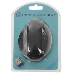 Мышь беспроводная Oklick 688MW ERGO черный, 2400 dpi, радиоканал, Bluetooth, USB, кнопки - 6, фото11