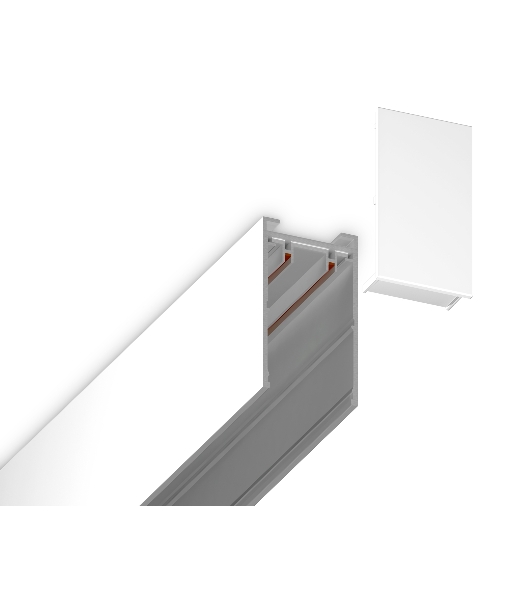 GL1057 WH белый заглушка для шинопровода Magnetic 220V 30.6*56*2 (2шт)
