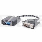 Переходник DVI-D-VGA Cablexpert A-DVID-VGAF-01, 25M/15F, длина кабеля 0,2м, черный, пакет, фото3