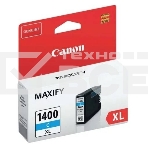 Картридж струйный CANON PGI-1400XL C Cyan голубой (1020 стр. 12 мл) для MAXIFY МВ2040/МВ2340, фото4