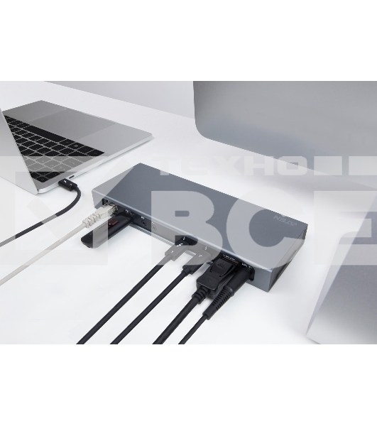 прибор совместного использования 2-Порта Thunderbolt 3.0 2-Port Thunderbolt 3.0 Sharing Switch