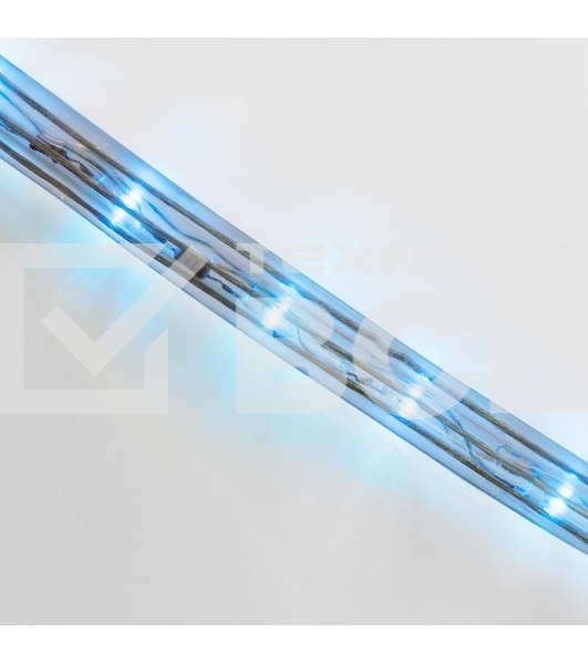 Дюралайт LED, свечение с динамикой (3W) - синий, бухта 100м