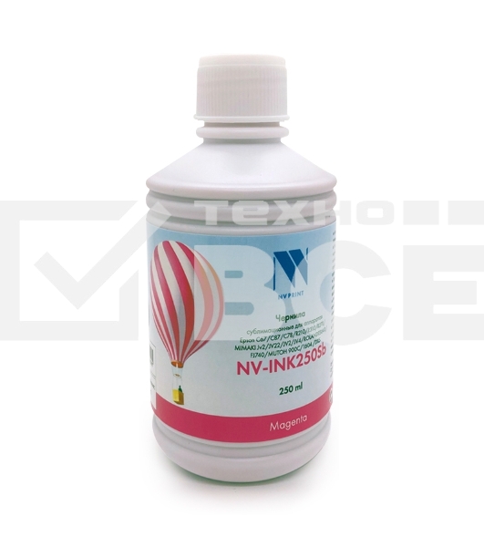 Чернила NV сублимационные NV-INK250 Magenta Sb для аппаратов EPSON C67/C87/C78/R210/R310/R270/MIMAKI JV2/JV22/JV2/JV4/ROLANDRS640/FJ740/MUTOH 900C/1604 /DX5 (250ml) Китай