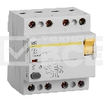Выключатель дифференциальный тока Iek MDV10-4-040-300 УЗО ВД1-63 4Р 40А 300мА ИЭК, фото 1