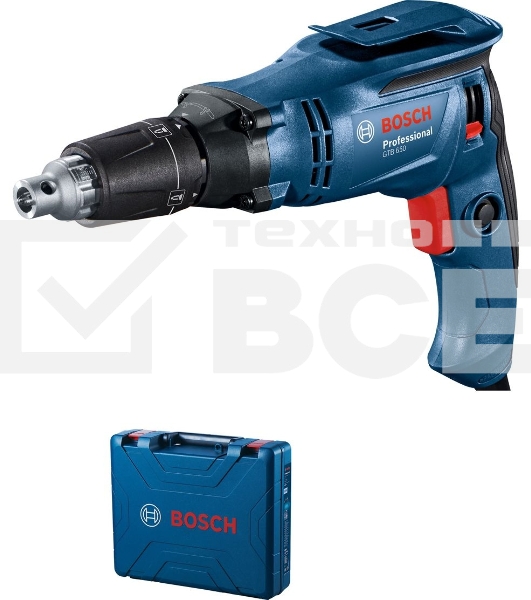 Шуруповерт Bosch GTB 650 06014A2000, Сетевой, 650Вт
