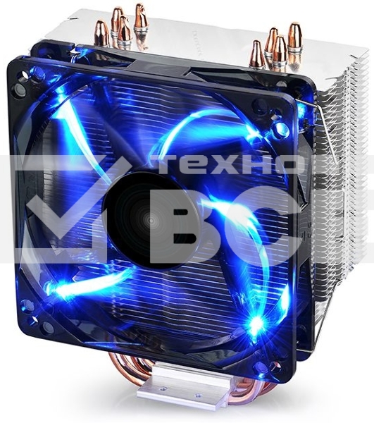 Кулер Deepcool GAMMAXX 400 BLUE BASIC серебристый 120мм алюминий+медь 1500rpm 30db 4-pin 130W 154мм
