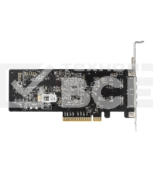 Сетевой адаптер ExeGate EXE-X550-T2 (PCI-E x8 v3.0, порты 2xRJ45 (медные), 10Gb/s (10/5/2.5/1Gb/s, 100Mb/s), Server NIC Intel Chipset X550)