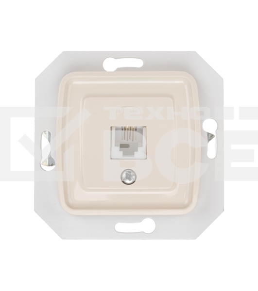 Розетка Телефон DEA RJ11 с/у мех. Беж KRANZ
