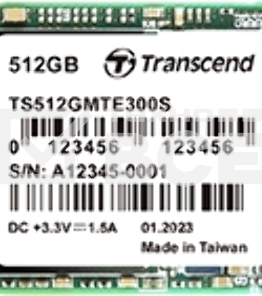 Накопитель SSD 256Gb Transcend MTE300S, 3D TLC NAND, M.2 2230,PCI-E 4x [ R/W - 2000/950 Mb/s]
