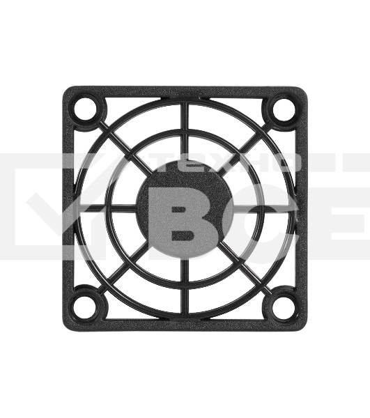 Решетка для вентилятора 40x40 ExeGate EG-040PSB (40x40 мм, пластиковая, квадратная, черная)