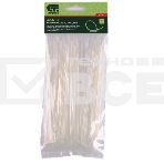 Хомуты Сибртех, 160 х 2,5 мм, пластиковые, белые, 100 шт. 45523, фото2