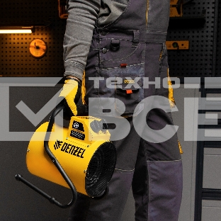 Тепловая пушка Denzel SFH-5000, 230 В, 400 м3/ч, 3 реж. вентилятор, 3000/4500 Вт