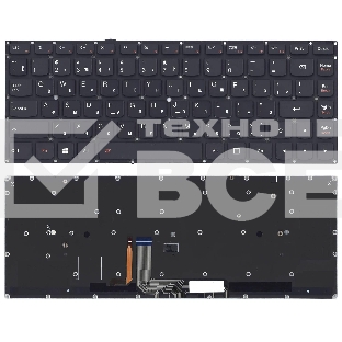 Клавиатура для ноутбука Lenovo Yoga 4 pro Yoga 900, черная с подсветкой