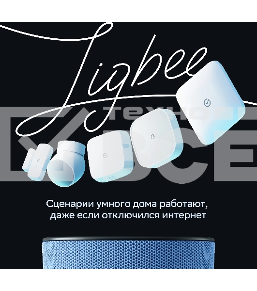 Умная колонка Sber Boom Home SBDV-00171G Салют серый 8W Mono BT/Wi-Fi (без.бат)