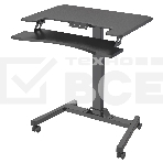 Стол для ноутбука Cactus VM-FDE103 столешница МДФ черный 91.5x56x123см (CS-FDE103BBK), фото8