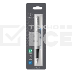 Ручка перьевая Parker Jotter Core F61 (2031012) Stainless Steel CT M сталь нержавеющая блистер, фото 1