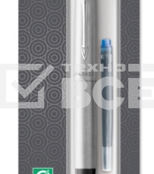 Ручка перьевая Parker Jotter Core F61 (2031012) Stainless Steel CT M сталь нержавеющая блистер