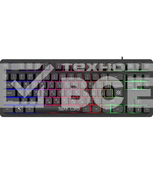 Клавиатура Defender Dark Lord GK-580  проводная, USB, черный